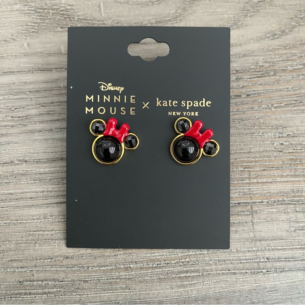 Kate Spade x Disney Minnie Mouse Earrings (Brand New with Tags)
